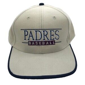 Vtg. San Diego Padres MLB Baseball Snapback Hat Mens Game Day Promo Wells Fargo